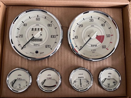 Triumph tr4a jaeger gauge set - triumph,