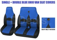 Van Seat Covers - Blue Black