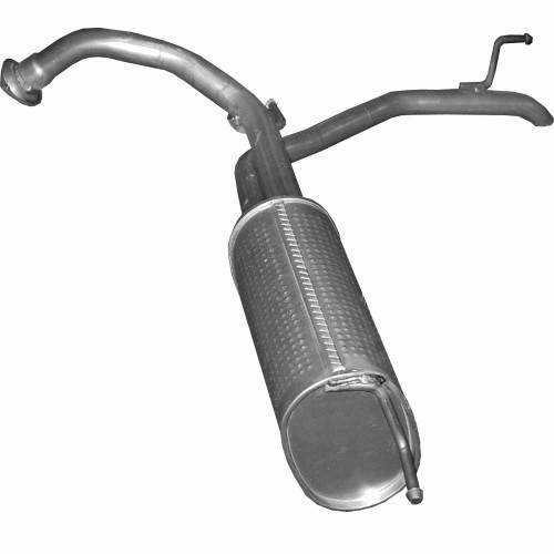 Exhaust rear silencer for - exhaust,