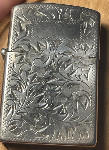 Sterling silver zippo lighter - zippo,
