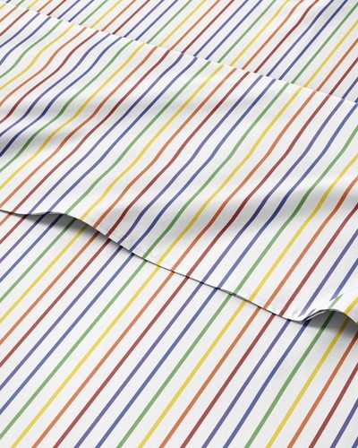 Rainbow striped set - rainbow,