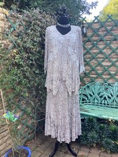 Ann Balon XXL  Italian Lace Mother Of The Bride 3 Piece Outfit Size XXL 18 20