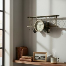 Aeroplane Clock Large 64cm