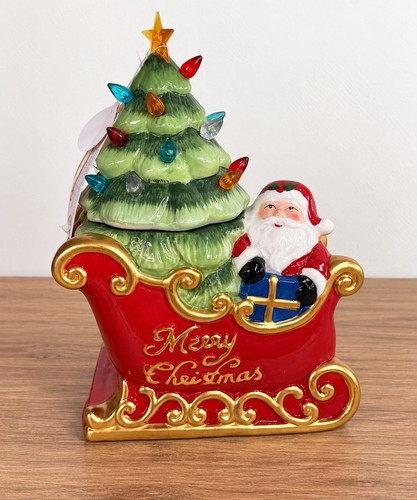 Led santa sleigh christmas - santa,