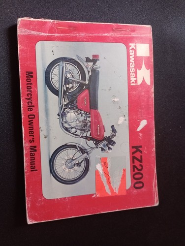 Kawasaki kz200 owner manual - kz200, owner's