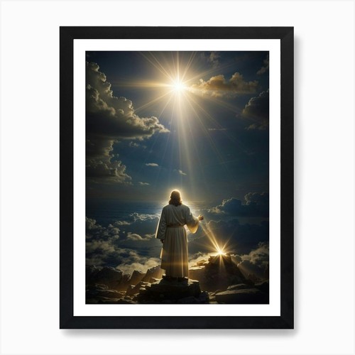 Jesus standing top - on, of