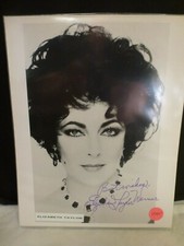 Elizabeth Taylor SIGNED 8x10