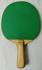 Vintage "Hong Kong Made" Table Tennis Bat/Ping Pong Paddle, Good Condition
