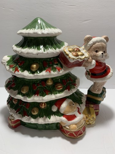Vintage christmas tree teapot - christmas,