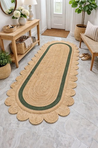 Rug oval runner jute - rug,