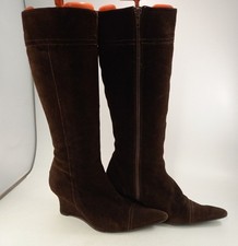 Russell & Bromley Brown Suede