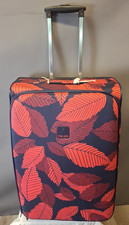 Tripp Bold Leaf Print Suitcase