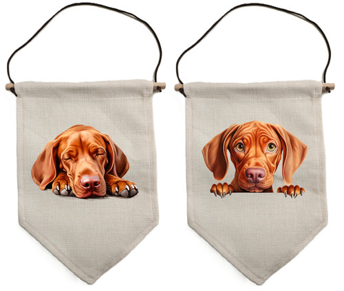 Vizsla pennant flag - vizsla,