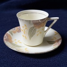 Royal Doulton Nerissa V1723 Art Deco Vintage 1930s Coffee Can Cup Demitasse