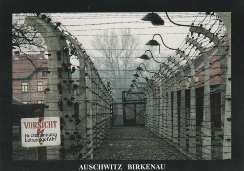 Auschwitz main camp fence - auschwitz,