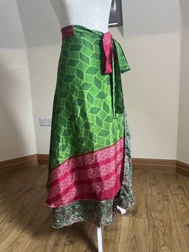 Long multisilk skirt maxi boho - skirt,