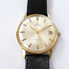 1964 OMEGA GENEVE 17 JEWELS SWISS LEVER MANS WRIST WATCH CAL 613 WORKING G8
