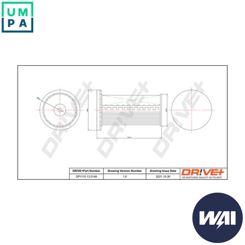 Fuel filter dp1110 0148 for - fuel,