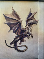 FANTASY MAGIC Unicorn Castle Dragon Cross stitch design chart multiple choice