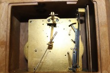 Schmeckenbecher Clock Movement Face Glass & chain Vintage German