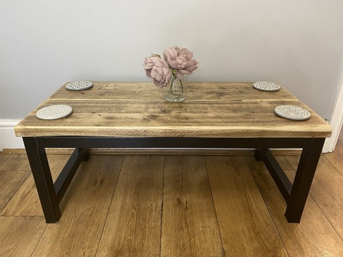 Bespoke coffee table steel and - bespoke,