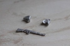 3 BZR replacement parts for Britains Deetail 9679/9681 German Motorcycle's WW2