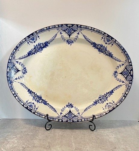 Antique serving plate platter - serving,