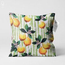 Lemons & Green Striped Themed