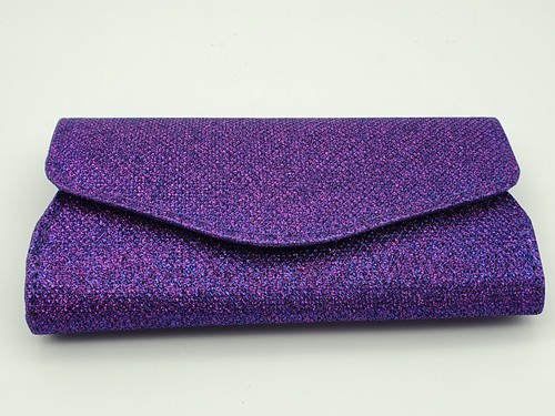 Purple glitter envelope - purple, style