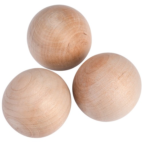Rapid 50mm wooden balls pack - wooden,