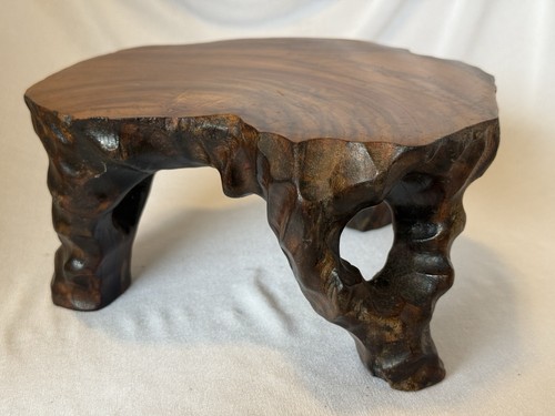 Vintage carved hardwood root - vintage,