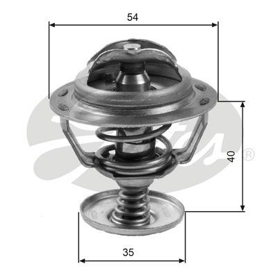Gates thermostat for ford - thermostat,