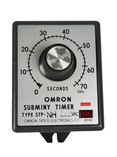 Omron STP-NH Subminy Motor Driven Timer 240V / 70s Dial Delay Relay Japan