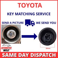 SECURITY MASTER LOCKING WHEEL NUT KEY SERVICE UK FOR TOYOTA RAV4 BOLT MATCHING