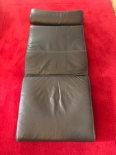 Ikea Poang brown leather cushion and headrest Cushion Only, No Chair