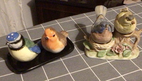 Novelty salt pepper - pepper, birds