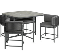 4 Seater Rattan Cube Garden