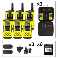 Motorola TLKR T92 Six Pack License-Free Two Way Radios