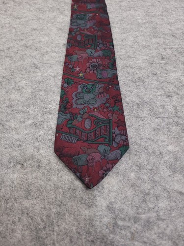 Moschino silk tie vintage - moschino,
