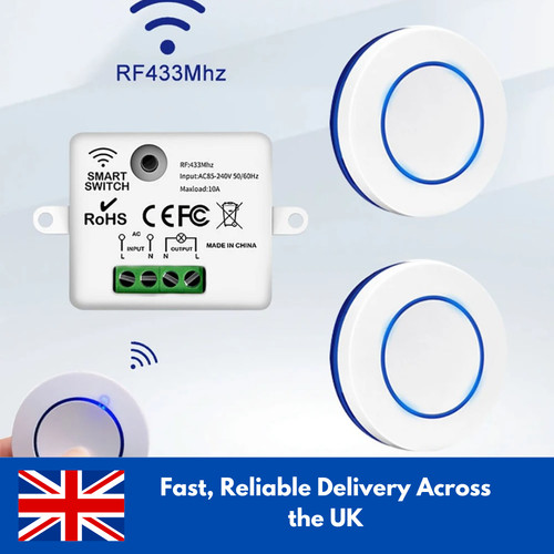 Wireless smart light switch - wireless,