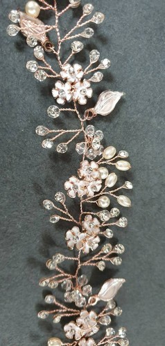 Pretty rose gold tone hair - gold,