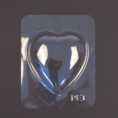 Heart shaped plastic - heart, chocolate