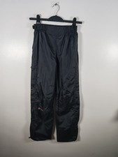 Berghaus Deluge Hydroshell Waterproof Over Trousers Woman's Size 10 31L Black