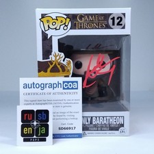 Funko Pop! TV Game of Thrones - Renly Baratheon Signed Gethin Anthony COA #12 WS