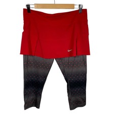 Nike Dri Fit Skapri Tennis Skirt Womens Size Medium Skort Polka Dot Active