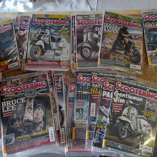 Scootering magazine back - scootering,