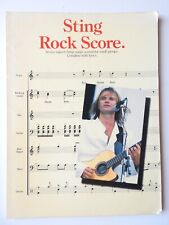 Sting Rock Score - 7 songs arranged for Small Groups guitar sax organ bass drums