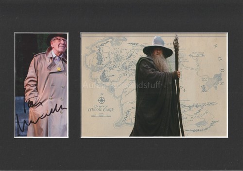 Ian mckellen hand signed - ian, a4