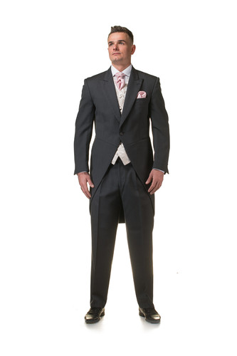 Grey tailcoat morning - grey, suit