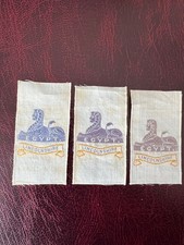 Anstie WW1 Silk - REGIMENTAL BADGES - # Lincolnshire  - 3 colour variations